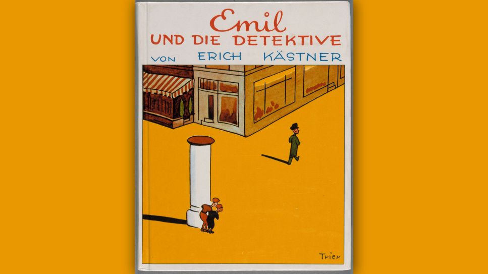 "Emil und die Detektive" von Erich Kästner mit Buch-Cover von Walter Trier © akg-images/picture-alliance "Emil und die Detektive" von Erich Kästner mit Buch-Cover von Walter Trier © akg-images/picture-alliance