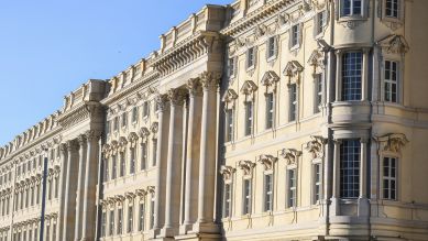 Humboldt Forum Berlin, barocke Schlossfassade © picture alliance / Winfried Rothermel