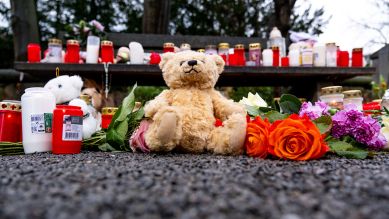 Trauer in Aschaffenburg © Eibner-Pressefoto/Florian Wiegand / picture alliance/dpa