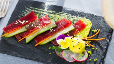 Carpaccio mit Thunfisch © Pond5 Images / IMAGO Carpaccio mit Thunfisch © Pond5 Images / IMAGO