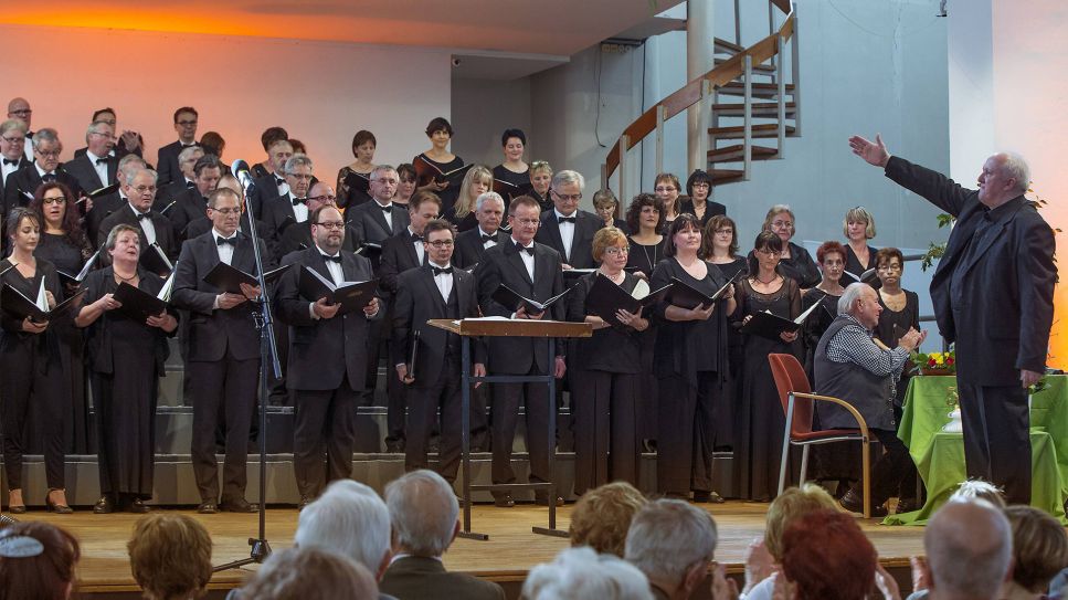 Singakademie Frankfurt/Oder – Großer Chor unter der Leitung von Rudolf Tiersch, 18.03.2017; © imago-images.de/Winfried Mausolf