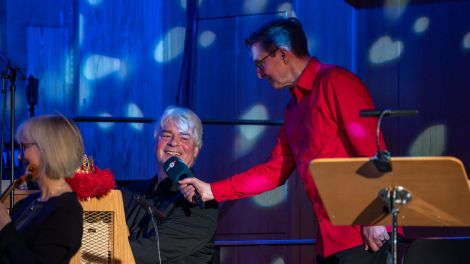 108. radio3 Kinderkonzert | Im Königreich der Zuckerfee | Holger Groschopp spielt die Celesta mit Christian Schruff © Thomas Ernst