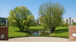 Bruno Taut: Hufeisensiedlung – namensgebender Häuserblock; © Ben Buschfeld/CC-BY-SA-NC