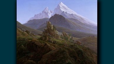 Caspar David Friedrich: Der Watzmann, Foto: Andres Kilger