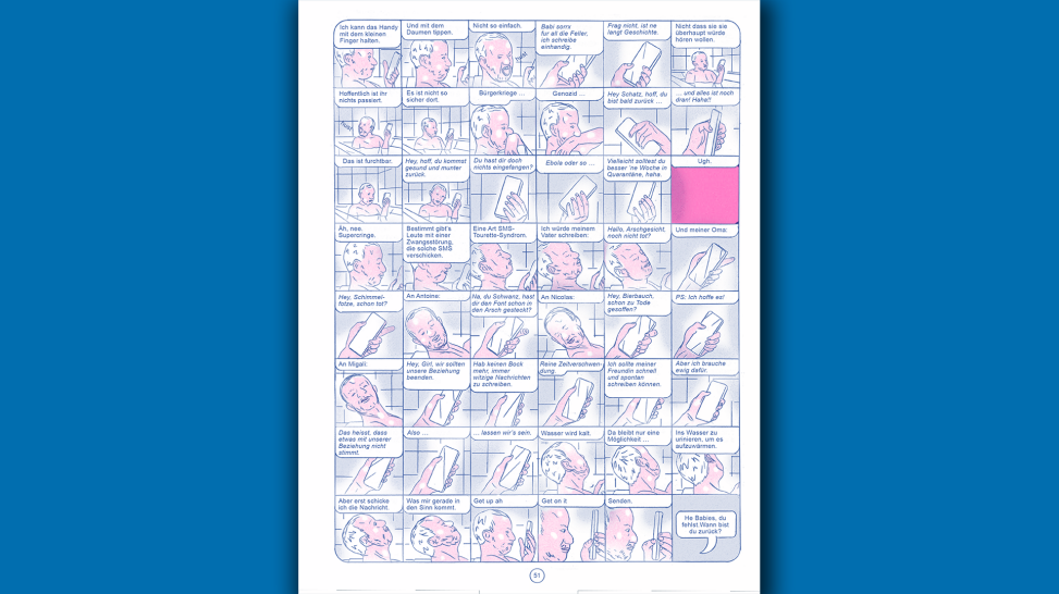 Olivier Schrauwen: "Sonntag"; © Edition Moderne