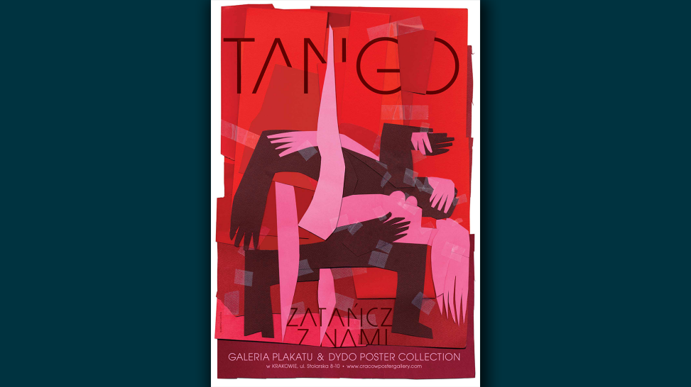 Elżbieta Chojna, TANGO Galeria Plakatu & Dydo Poster Collection Krakowie, 2008, Offsetdruck © Elżbieta Chojna
