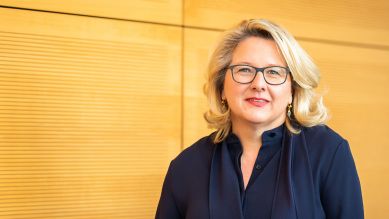Svenja Schulze, Bundesministerin für wirtschaftliche Zusammenarbeit und Entwicklung © Steffen Kugler