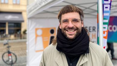 Pfarrer Lukas Pellio, Cottbus; © Leon Ginzel