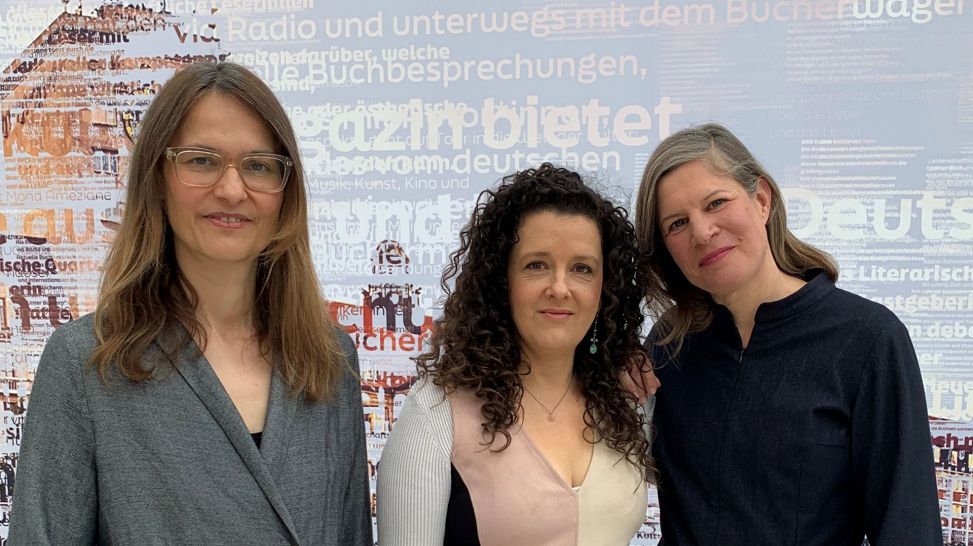 Nadine Kreuzahler, Franziska Hauser und Maren Wurster © rbb