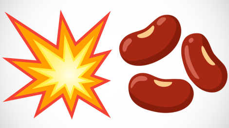 Emojis Knall und Bohnen; © Archiv