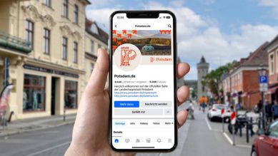 Potsdam Stadtlogo – Social Media Darstellung; © Landeshauptstadt Potsdam