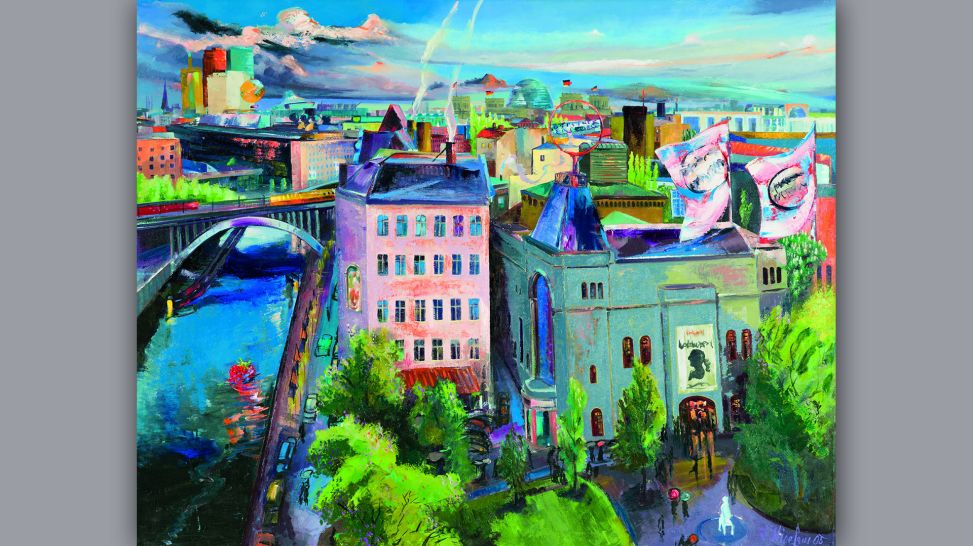 Roland Nicolaus: Berliner Ensemble am Schiffbauerdamm – Panoramaansicht Berlin (2005) © Roland Nicolaus