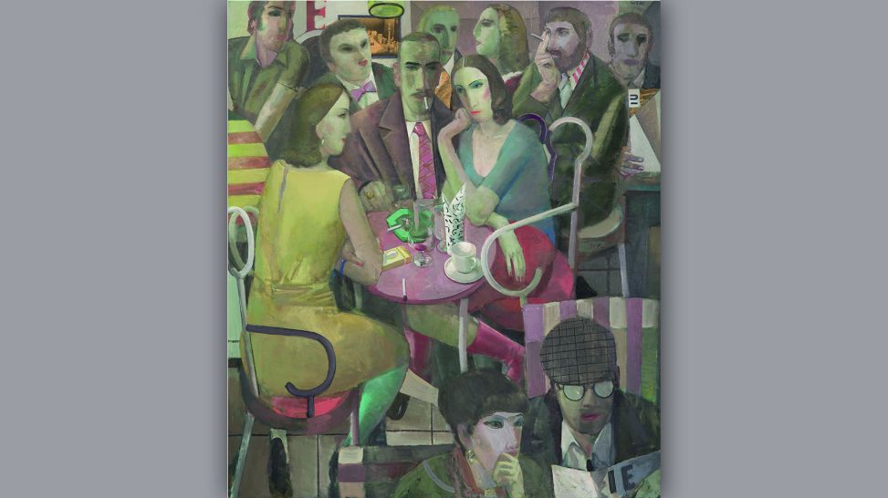Hubertus Giebe: Nachtcafé (1977/78) © VG Bild-Kunst, Bonn 2025