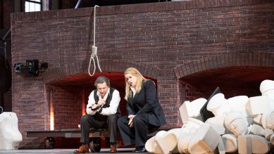 Staatsoper Unter den Linden | Norma | Rachel Willis-Sørensen (Norma), Dmitry Korchak (Pollione) © Bernd Uhlig Staatsoper Unter den Linden | Norma | Rachel Willis-Sørensen (Norma), Dmitry Korchak (Pollione) © Bernd Uhlig