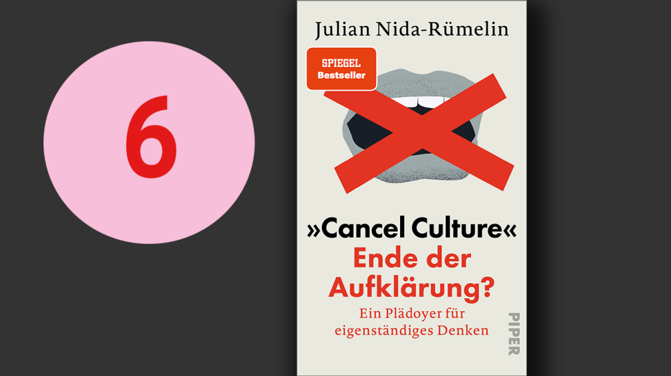 Julian Nida-Rümelin: Cancel Culture; Montage: rbbKultur