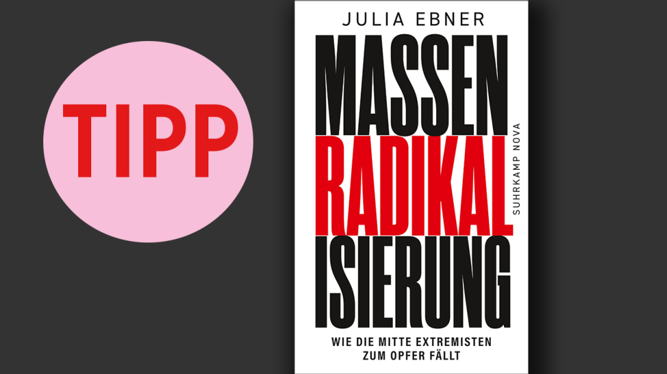 Julia Ebner: Massenradikalisierung; Montage: rbbKultur