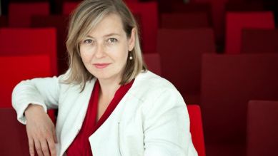 Portraitfoto: Literaturwissenschaftlerin Prof. Dr. Anita Traninger von der FU Berlin. (Quelle: ErikaBorbélyHansen)