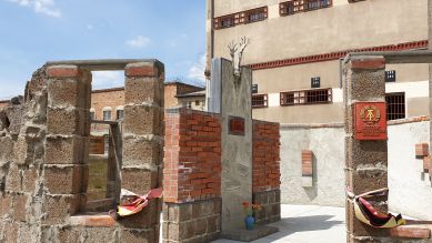 Mahnmal im Cottbuser Menschenrechtszentrum